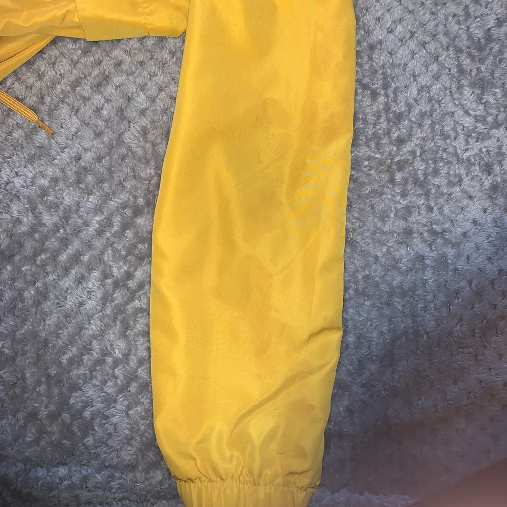 H&M Yellow Rain Jacket With Drawstring - image 8